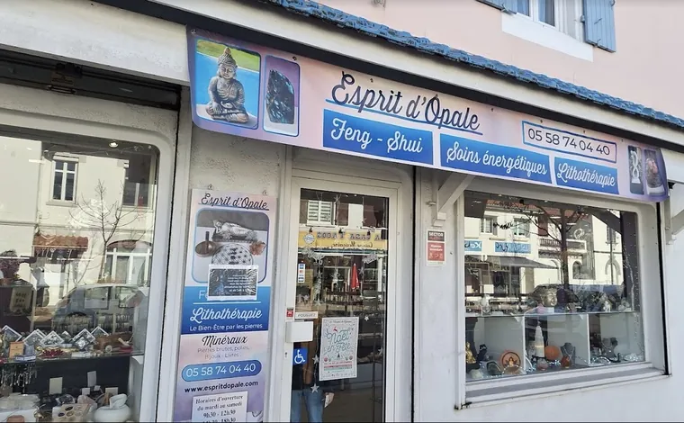 La devanture de la boutique Esprit d'Opale, 109 avenue Nationale à Saint-Vincent-de-Tyrosse